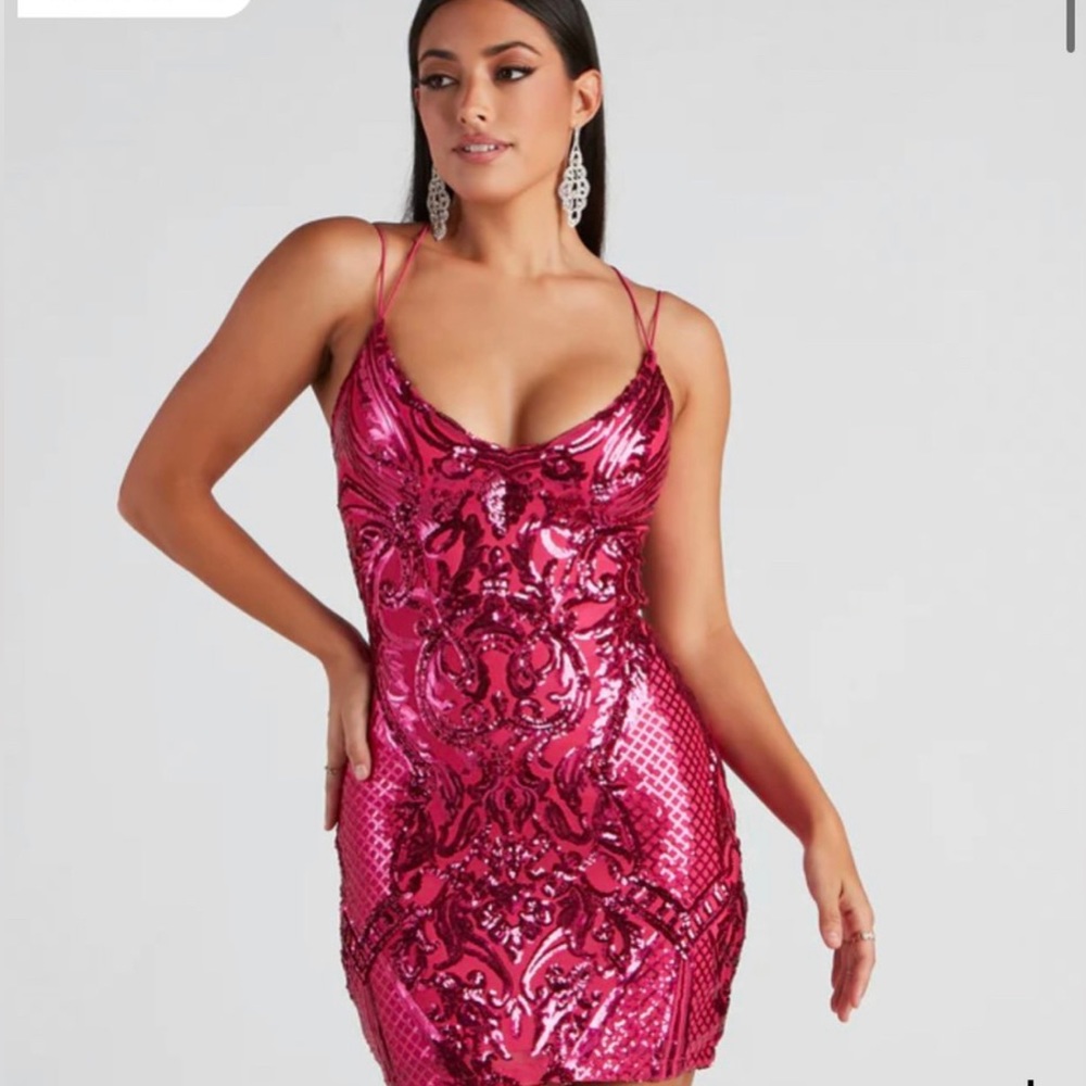 Pink new homecoming dress